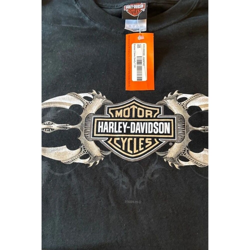 Vtg 2004 Harley Davidson Shirt 3XL NWT Highland LaVale MD Closed Dealer Rare